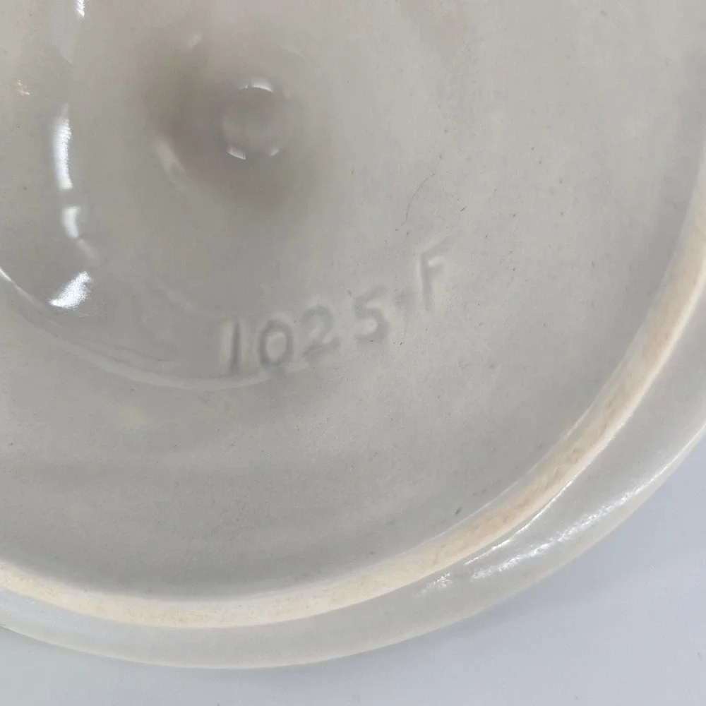 Vintage Acsons Adela Stoneware Canister Floral Tulip Retro Kitchen Storage